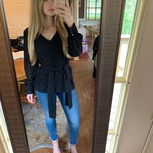 Ann Taylor Wrap Blouse